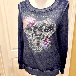 Soft screen printed sweatshirt